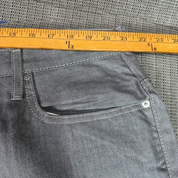 Levis 569 Mens Size W40 L30 Gray Straight Fit Denim Jeans - Picture 5 of 9